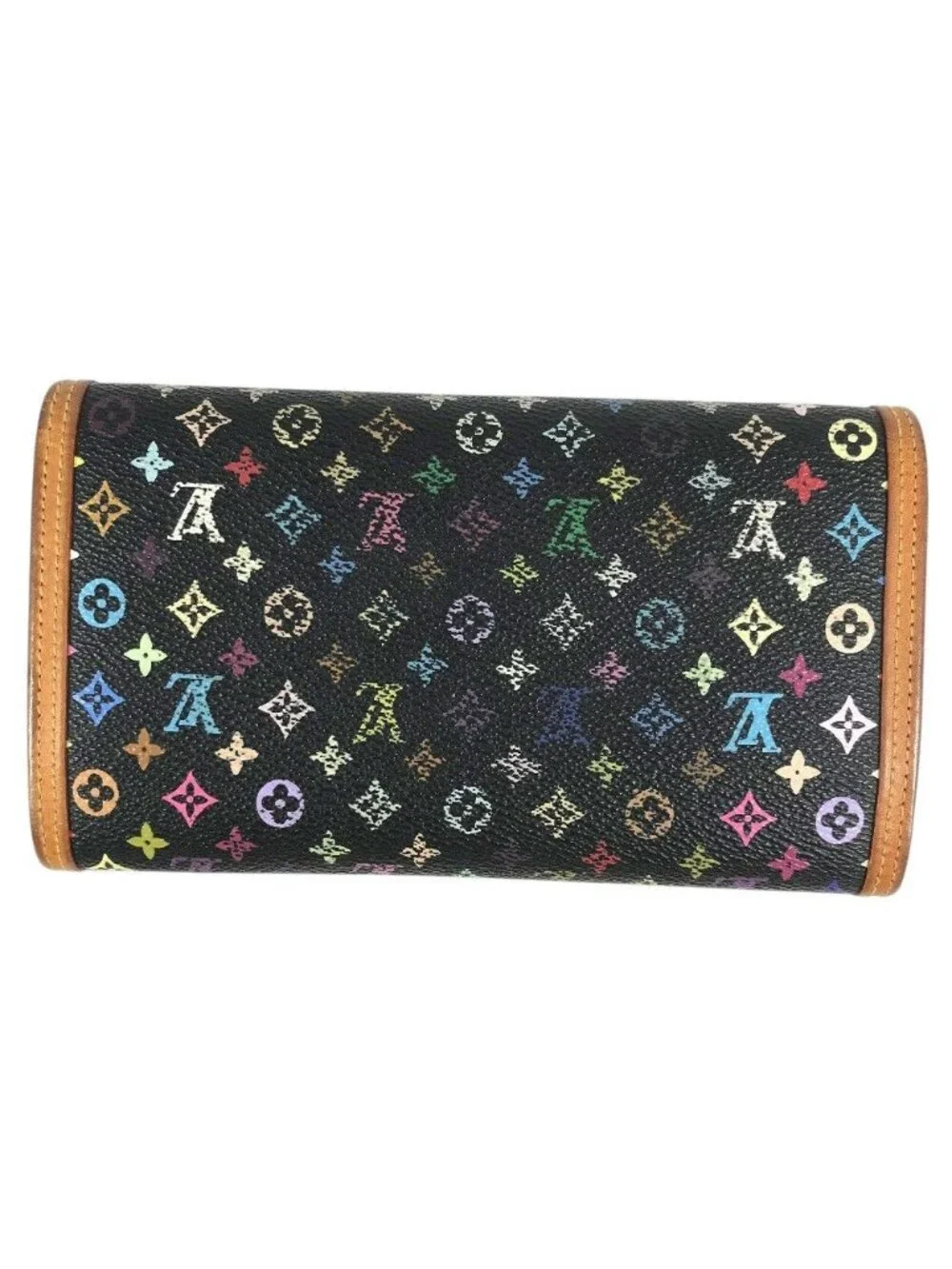 Louis Vuitton Wallet Porte Tresor International Monogram Multicolor Canvas Noir